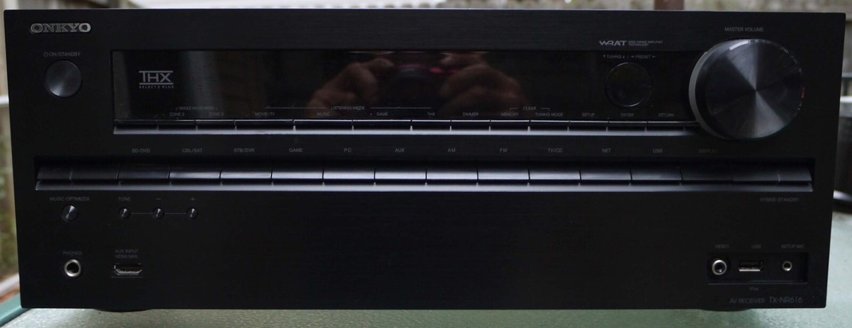 Onkyo TX-NR616 WRAT Network AV Receiver Surround Multi Zone 7 HDMI