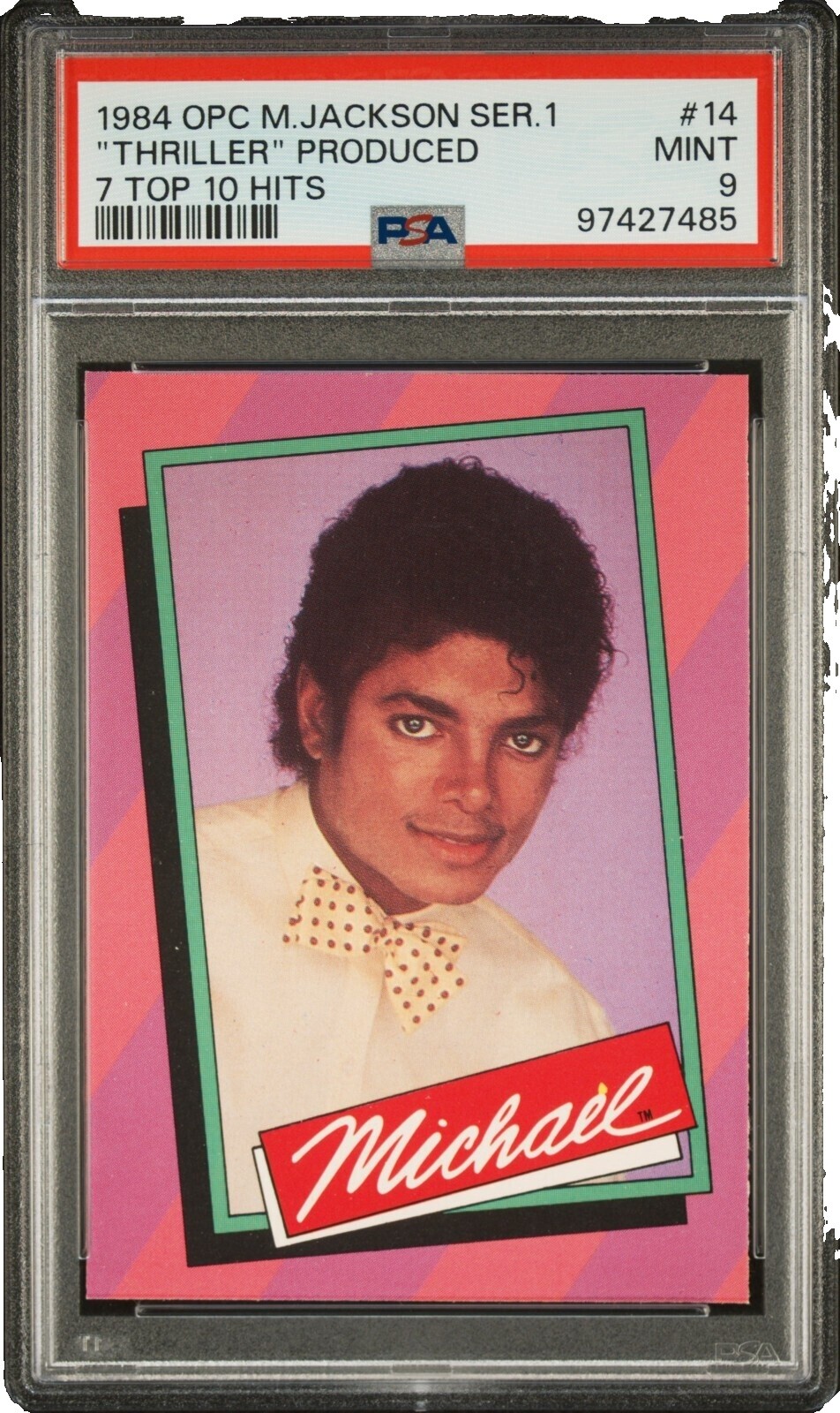 マイケルジャクソン プラチナ 186 パニーニトレカ マイケルジャクソン