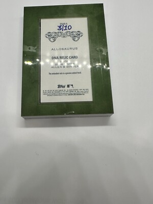 🔥RARE 2024 Topps Allen & Ginter DNA Fossil Relic Allosaurus 3/10