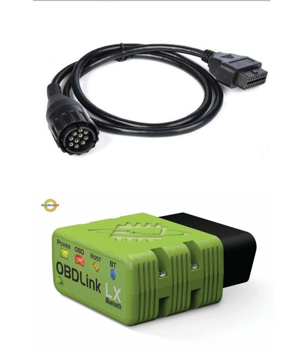 OBDLink LX Bluetooth Scanner +10PIN Adapter For BMW Motocycles