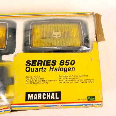 VTG SEV Marchal 850 Quartz Halogen Yellow Road Fog Lights KIT