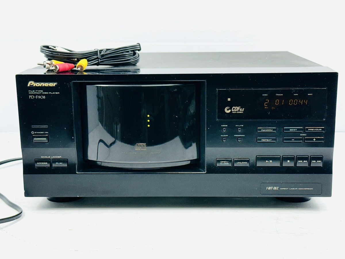 Pioneer PD-F908 File Type Compact Disc Player 101 CD Changer