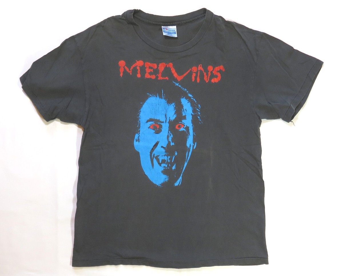 Melvins Vintage T Shirt 1990 Tour Christopher Lee Dracula Logo