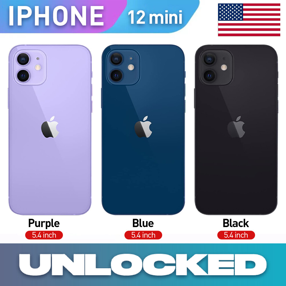 New Apple iPhone 12 Mini 64GB 128GB 256GB 5.4