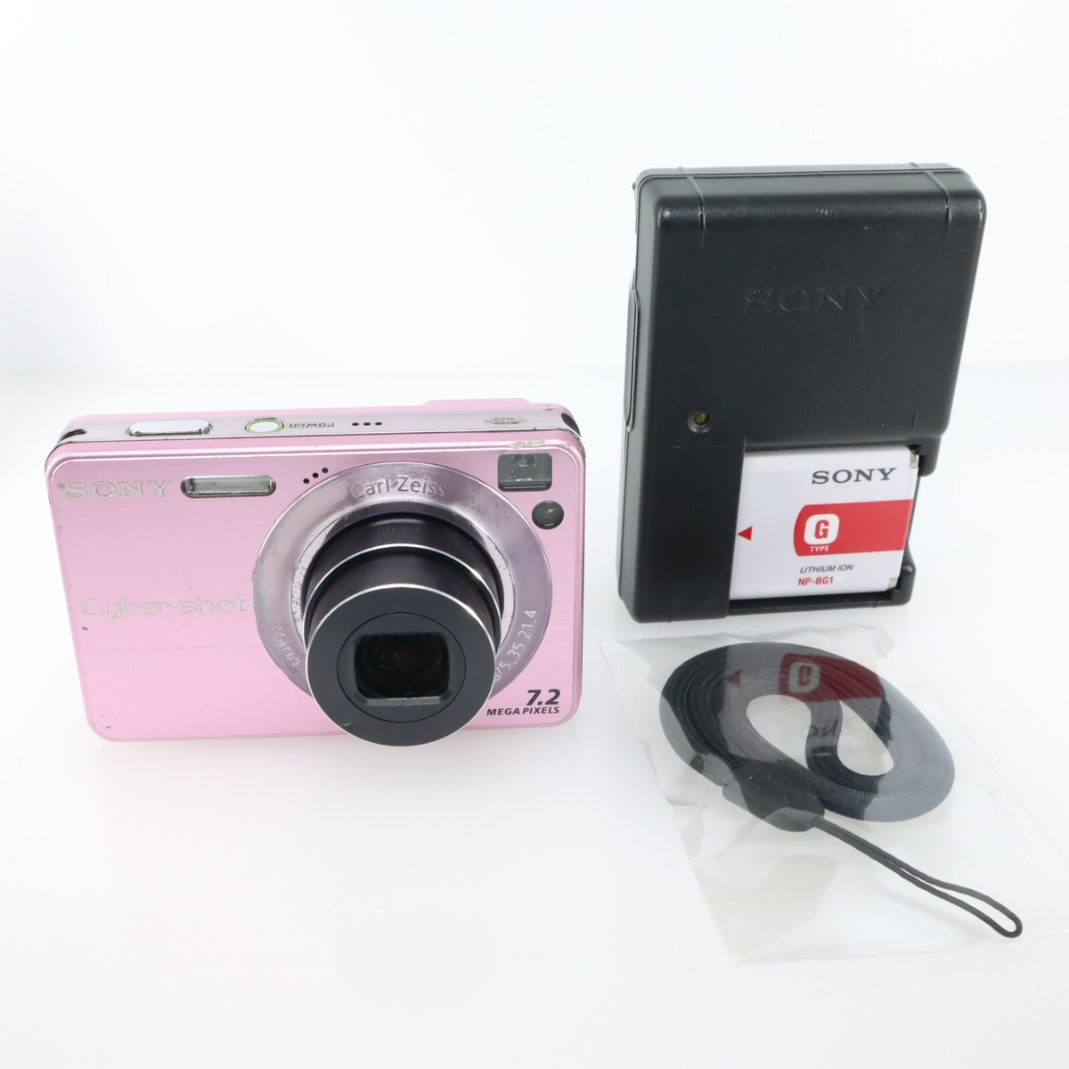 Excellent] Sony Cybershot DSC-W120 Pink 7.2MP Digital Camera 4x