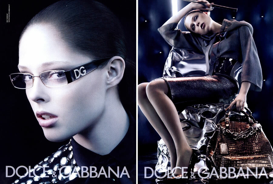 2007 Dolce Gabbana DG Steven Klein Coco Rocha Georgia Frost
