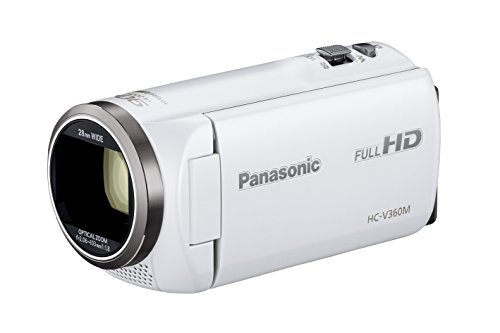 Panasonic HD Camcorder HC-V360M-W 2.2MP 16GB 90x zoom White