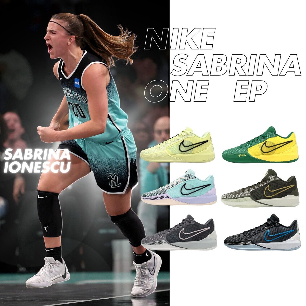 Nike Sabrina 1 EP Ionescu Women Unisex Basketball Sports Shoes