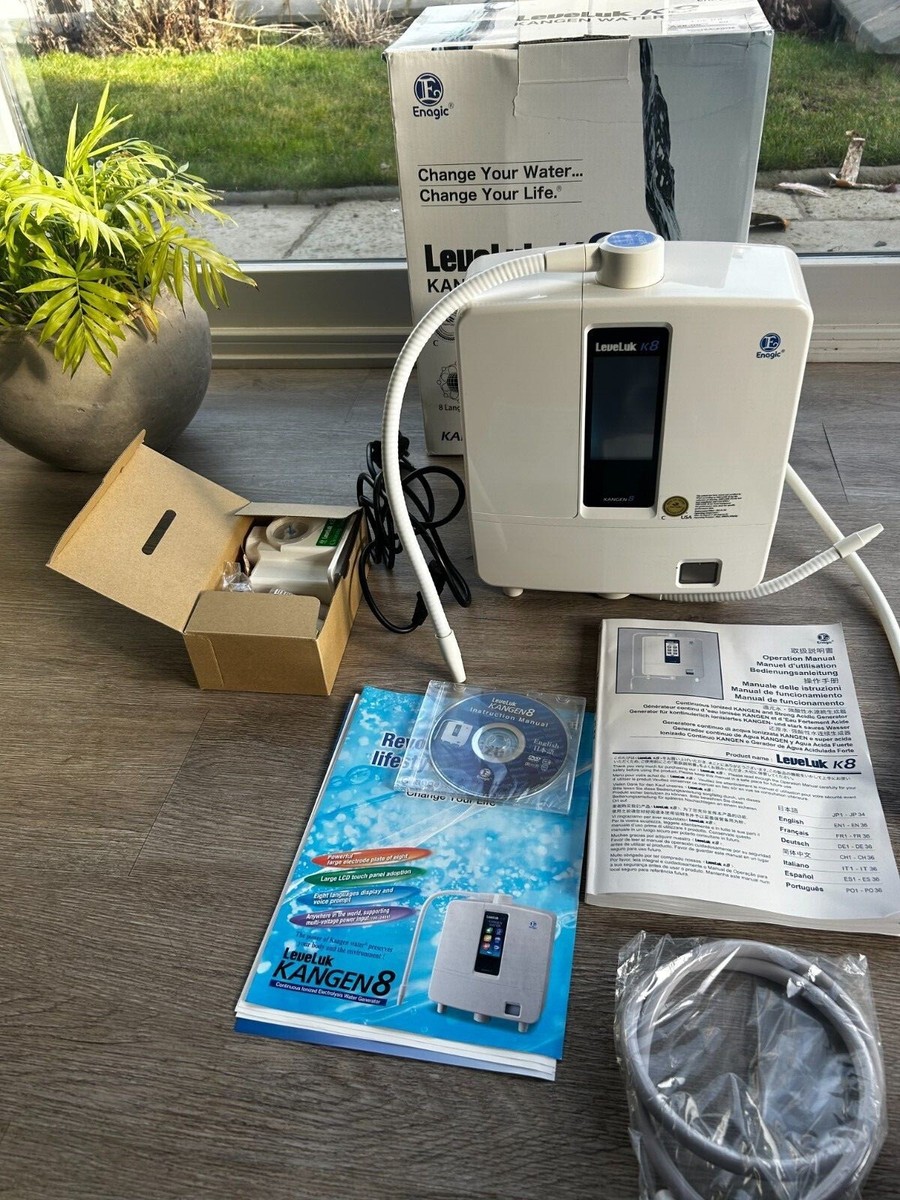 Leveluk Kangen K8 Water Ioniser made by Enagic in Japan - Original