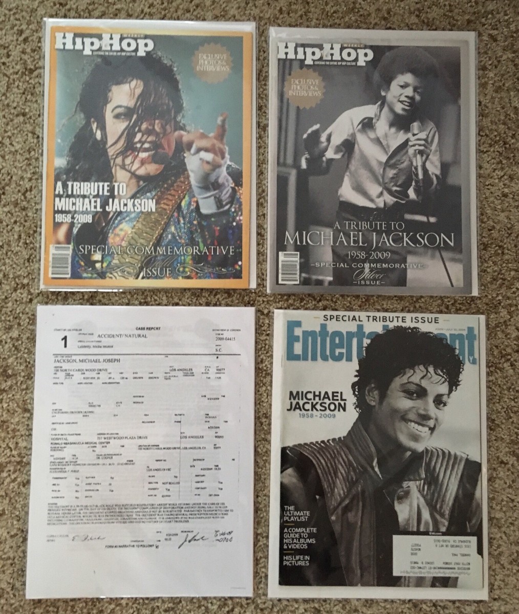 Michael Jackson Collectibles, 3 Tributes, Autopsy Report.!Brand