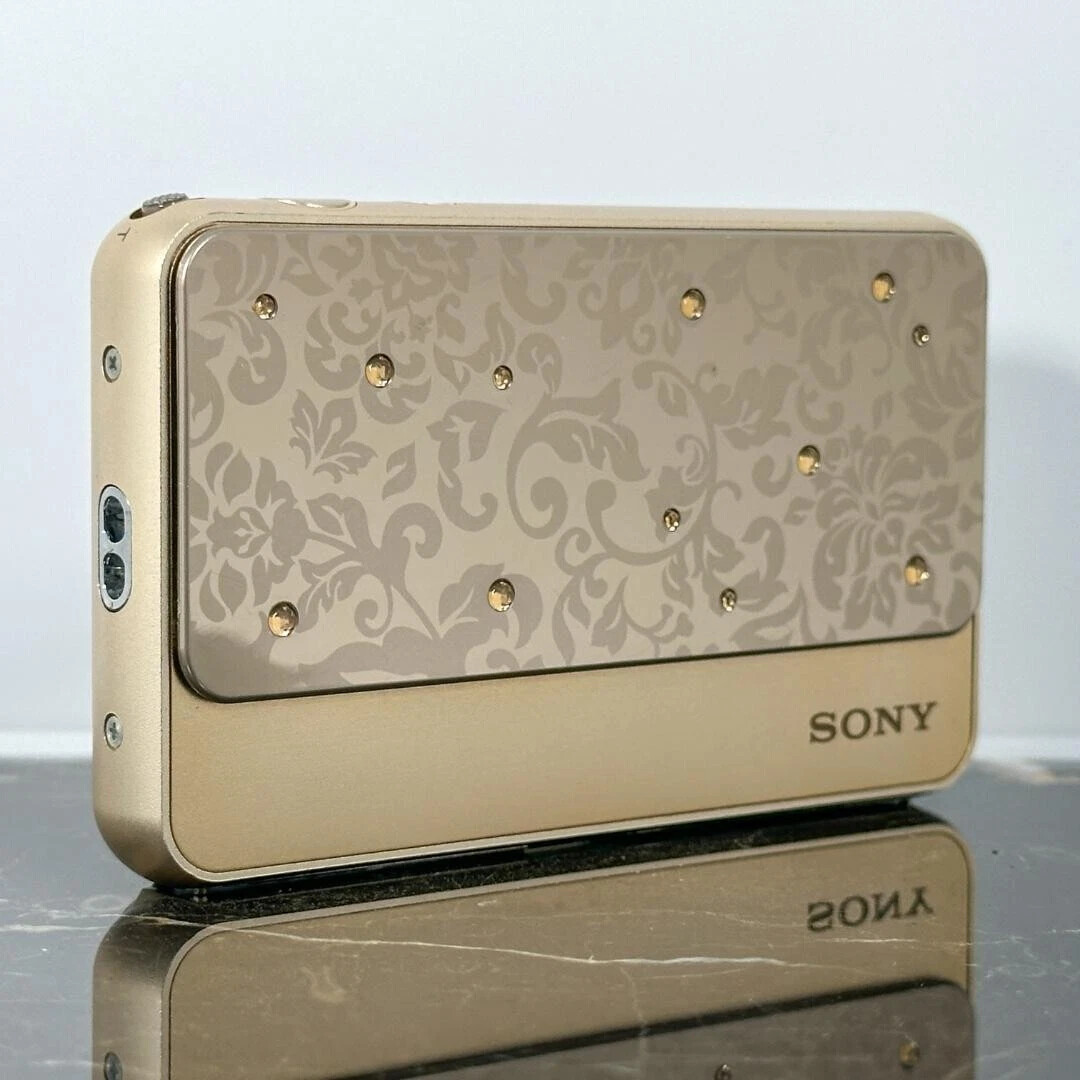 SONY Cyber Shot DSC-T99D 14.1MP CCD Vintage Digital Camera Gold | eBay