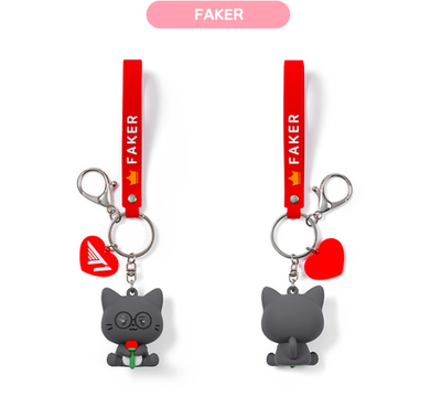 FAKER T1 Official Animal Friends Figure Keychain League of Legends