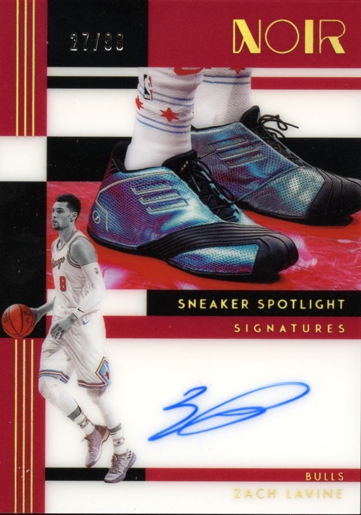 Zach Lavine 2024-25 NOIR Sneaker Spotlight Auto Autograph Bulls 27