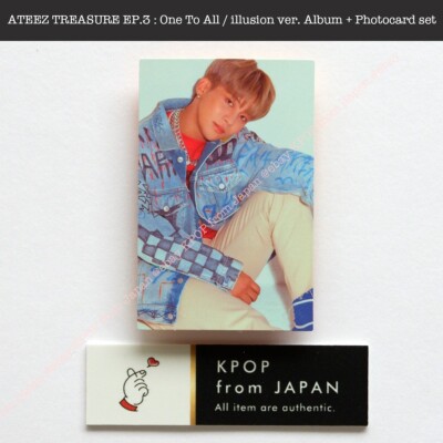 JONGHO ATEEZ TREASURE EP.3 : One To All / illusion ver. Album +
