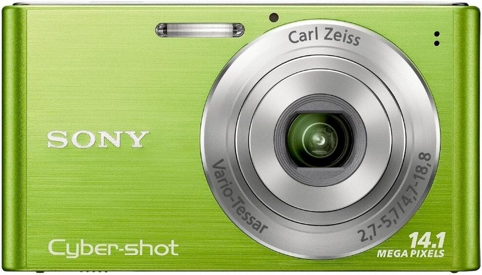SONY DSC-W320 Green Digital Camera Cyber-shot 14.1 MP 3.0x zoom