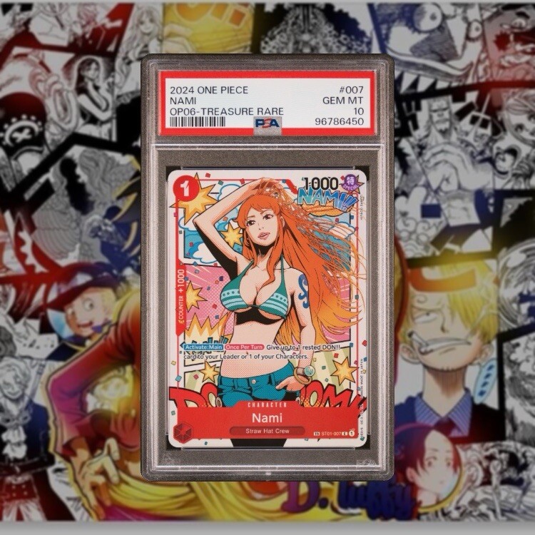 Nami PSA 10 One Piece English Card ST01-007 2024 Wings of the