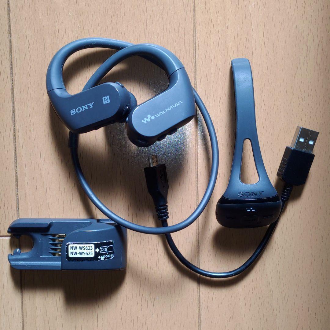 SONY Headphone Walkman WS620 Series NW-WS625 B 16GB Black Ring