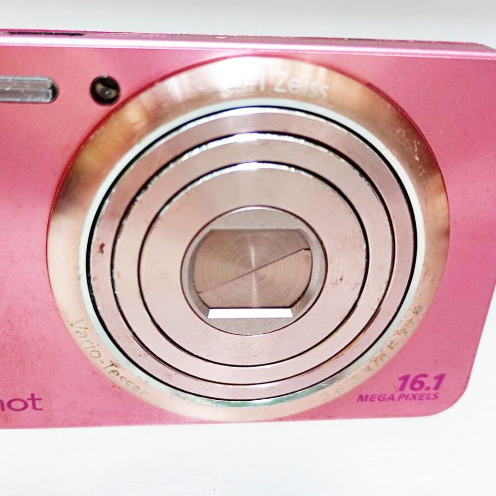 SONY Cyber-shot DSC-W570 Pink 5x Zoom 16.1 MP Digital Camera Fast