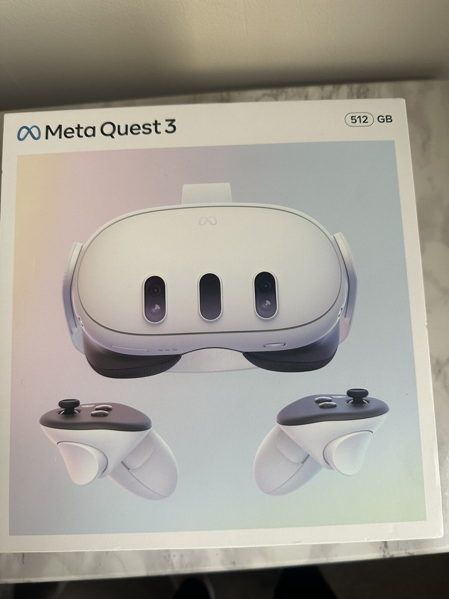 ほぼ未使用】 Quest 3 512GB Meta Quest 3 512GB VR Headset - White