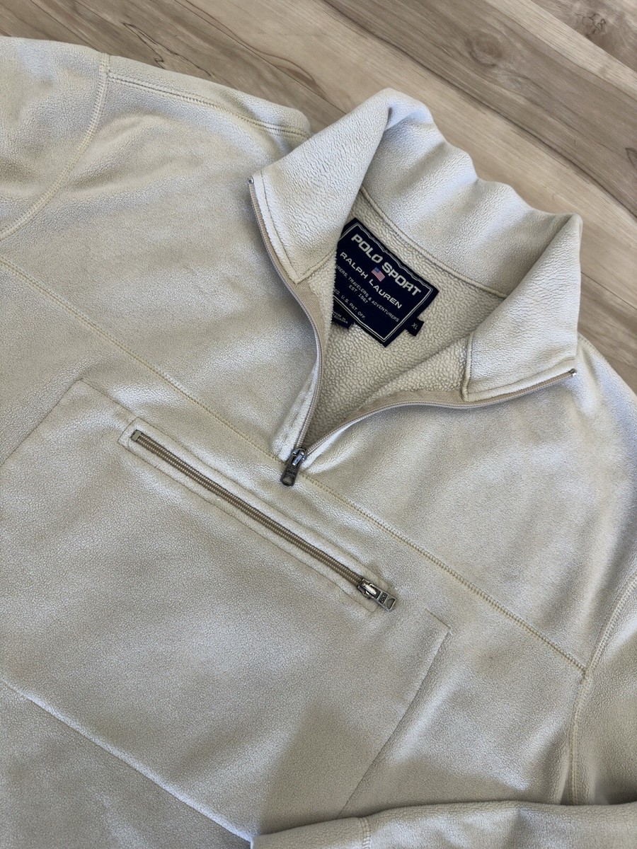 Polo Sport Ralph Lauren VTG PolarTec Thermal Pro 1/4 Zip Fleece