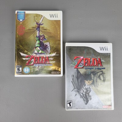 Nintendo Wii The Legend of Zelda Skyward Sword & Twilight Princess