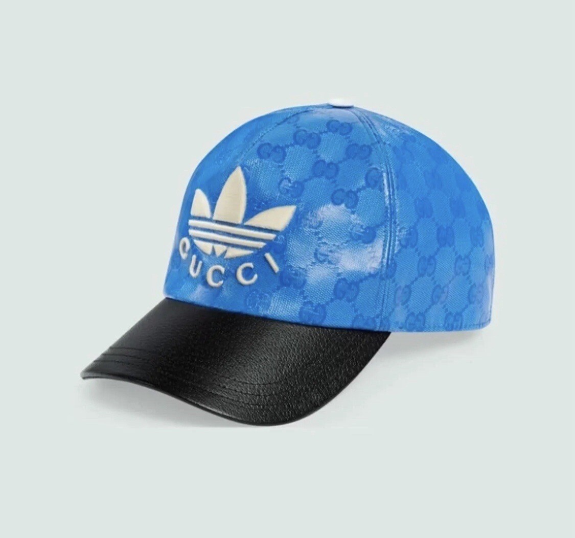 Limited collaboration adidas x Gucci GG canvas baseball hat Size M