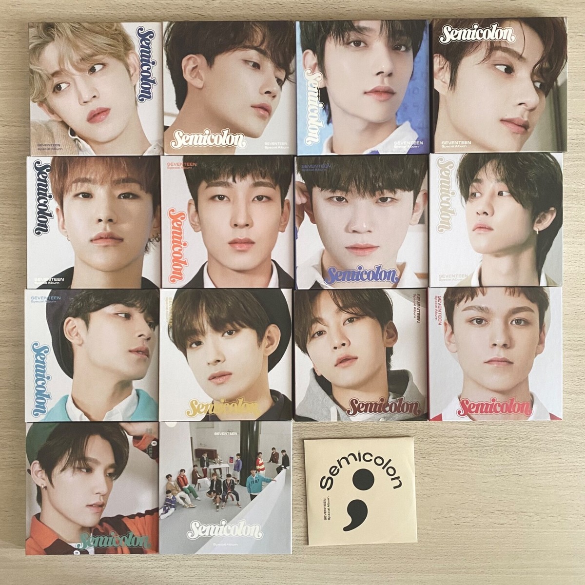 SEVENTEEN special album Semicolon Photo Book All member set No