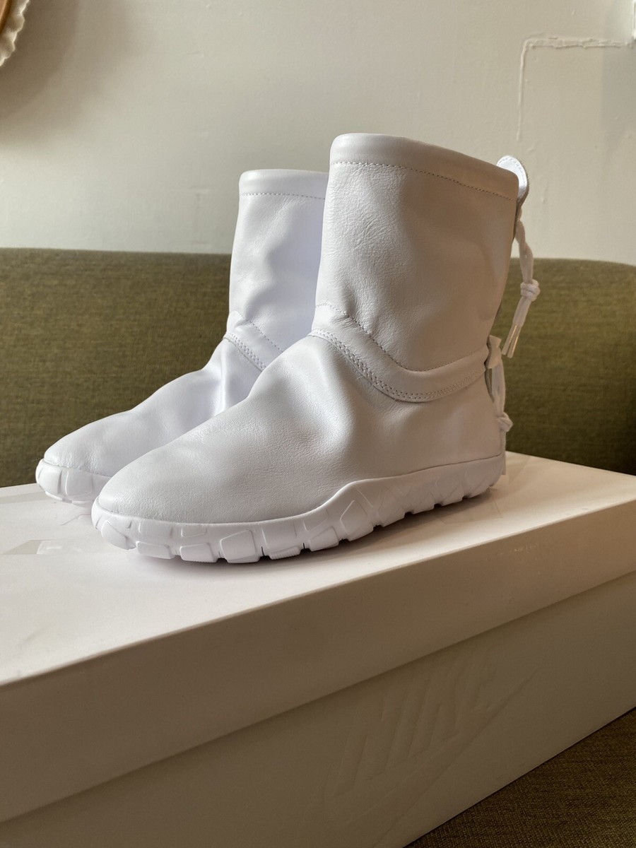 Comme Des Garçons X Nike Air Leather Chukka Moc-women's 6-WHITE | eBay