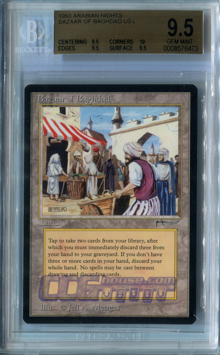 Bazaar of Baghdad #B (Arabian Nights) - BGS GEM MINT 9.5 (QUAD+ w