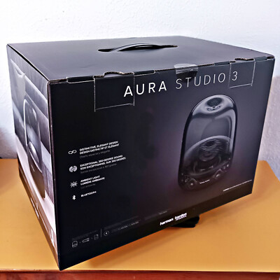 Harman Kardon Aura Studio 3 Bluetooth Speaker - Black for sale