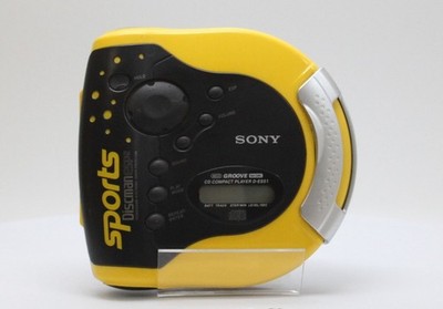 Sony Sports DiscMan - Portable CD Player - Yellow - Read! (D-ES51