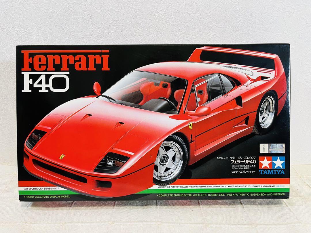 Tamiya Ferrari F40 1/24 Scale Sports Car Model Kit Unassembled | eBay