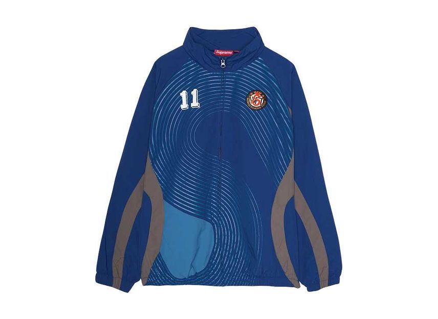 Supreme S Logo Track Jacket Navy | eBay