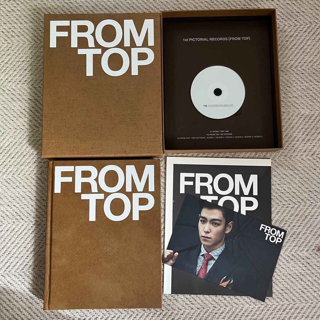 BIGBANG T.O.P FROM TOP 1st PICTORIAL RECORDS DVD PHOTO BOOK