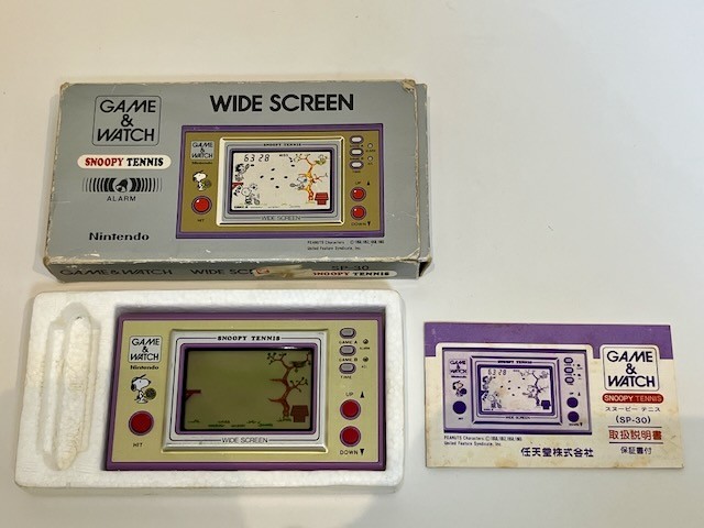 Nintendo GAME & WATCH SNOOPY TENNIS SP-30 | eBay