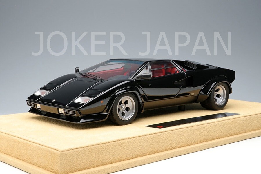 Make Up IDEA 1/18 Lamborghini Countach LP5000S 1982 IM065B Black