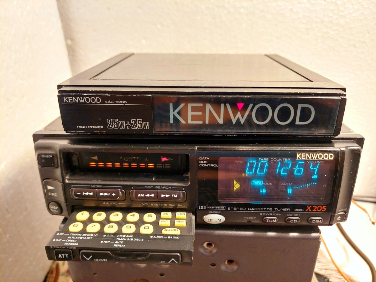 Legendary 1990 Kenwood X205 / KRC JDM 1 DIN In-Dash Cassette