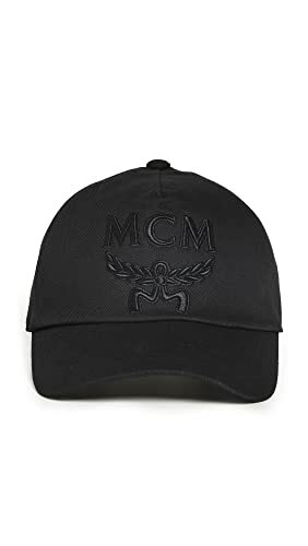 MCM MCM Cap Men's Women's Black MECBSMM02 MCM COLLECTION CAP 01