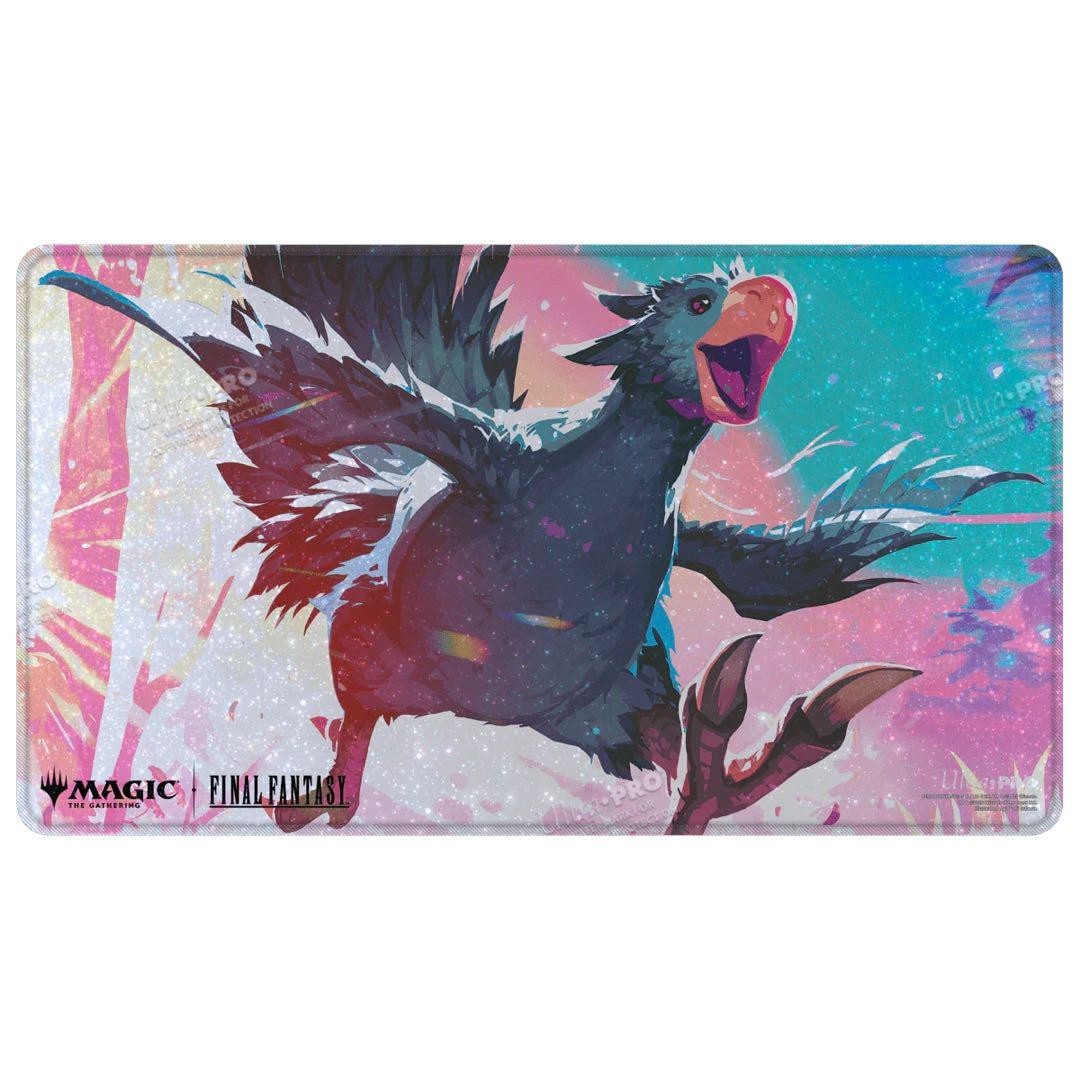 MTG Final Fantasy Ultra pro Traveling Chocobo Black Playmat