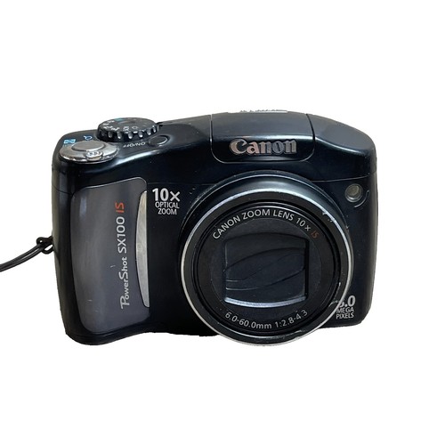 Canon Powershot SX100 IS 8.0 MP Digital Camera PC1256 FOR PARTS OR