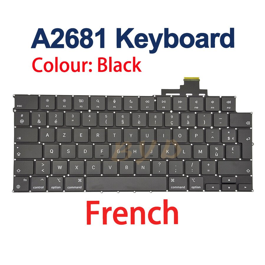 New A2681 Keyboard French Layout For MacBook Air M2 13.6