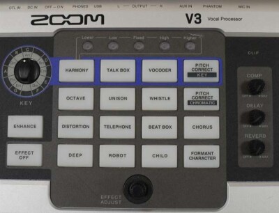 Zoom V3 Vocal Processor Effects Pedal Japan | eBay