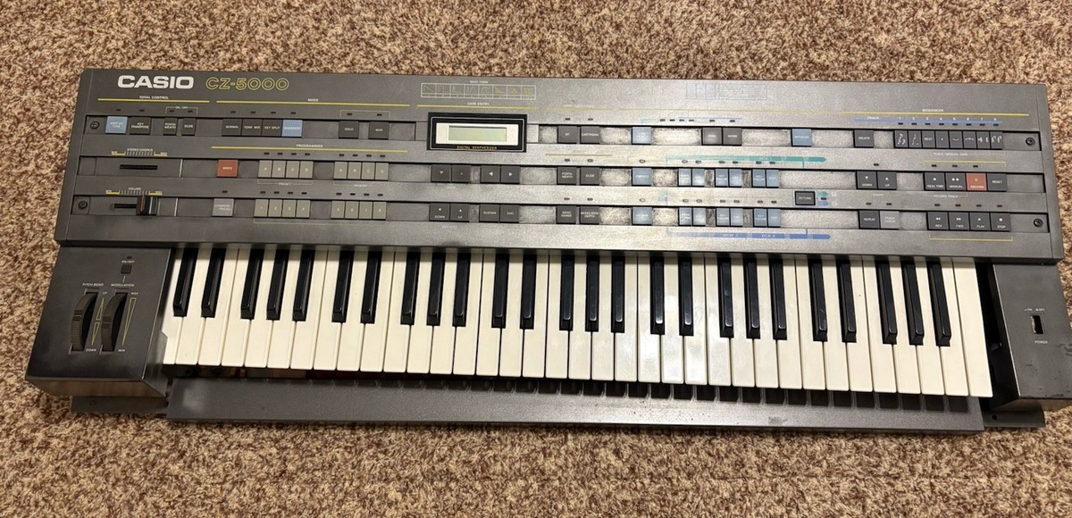 Casio CZ-5000 61 Keyboard Synthesizer Parts Only! | eBay