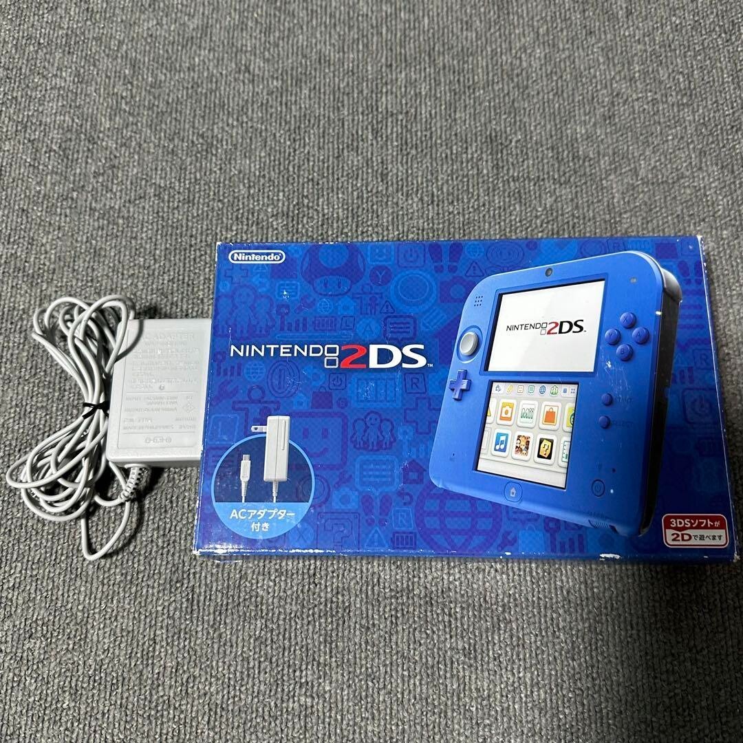 Nintendo 2DS Blue Console with Stylus Japanese ver In Box
