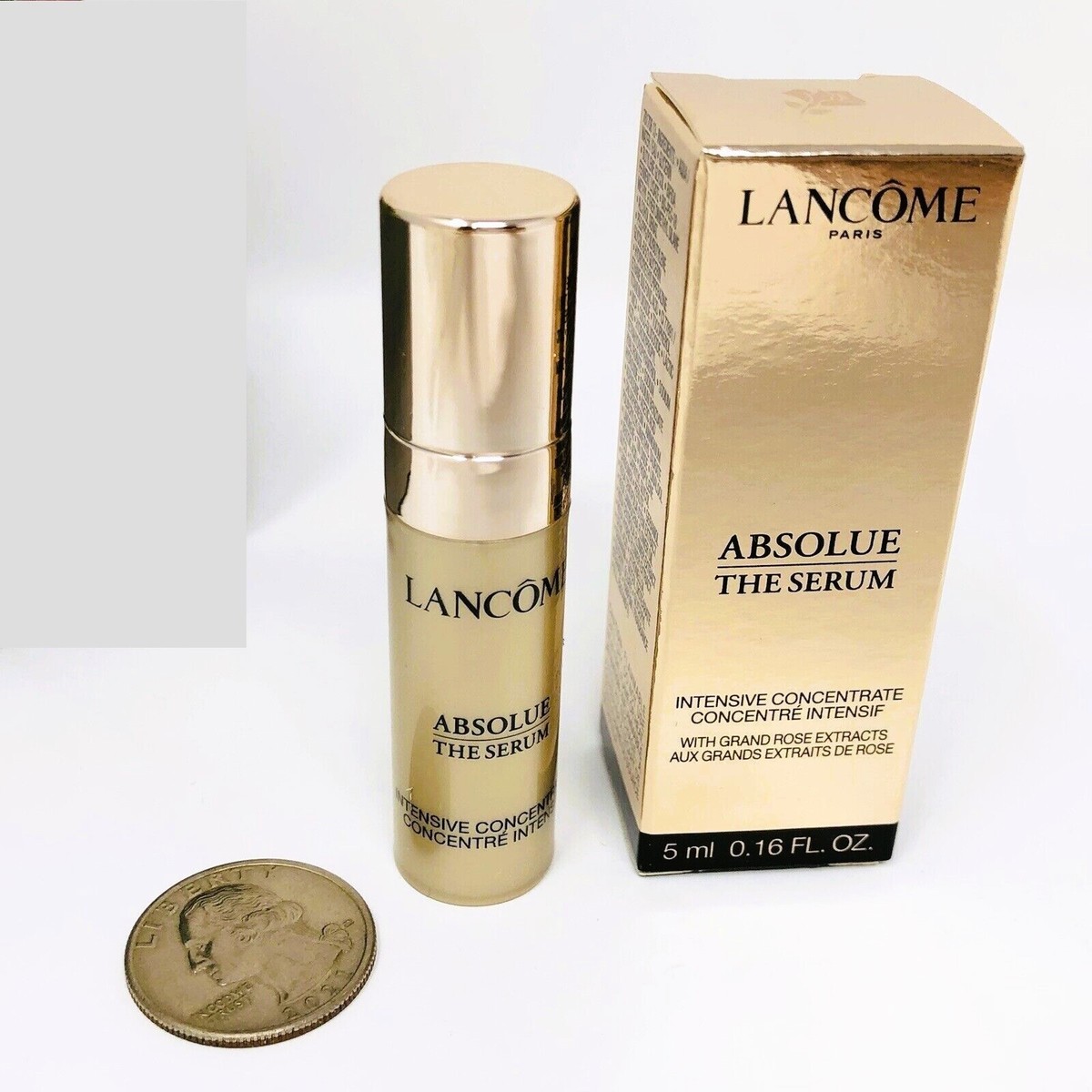 2X Lancome Absolue The Serum Intensive Concentrate 5ml 0.16 oz/ea