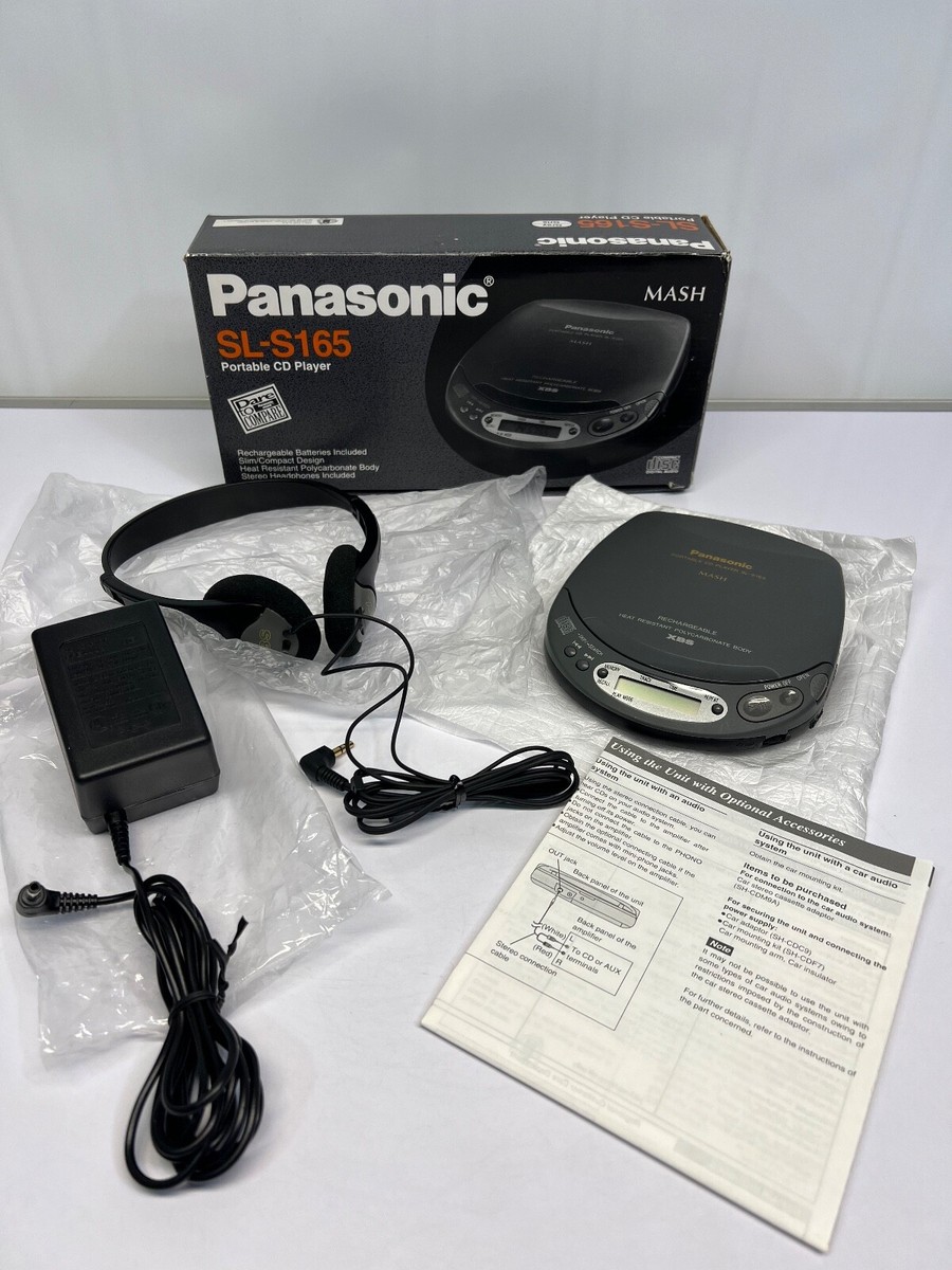 Panasonic SL-S165 Portable CD Player MASH Gray | eBay