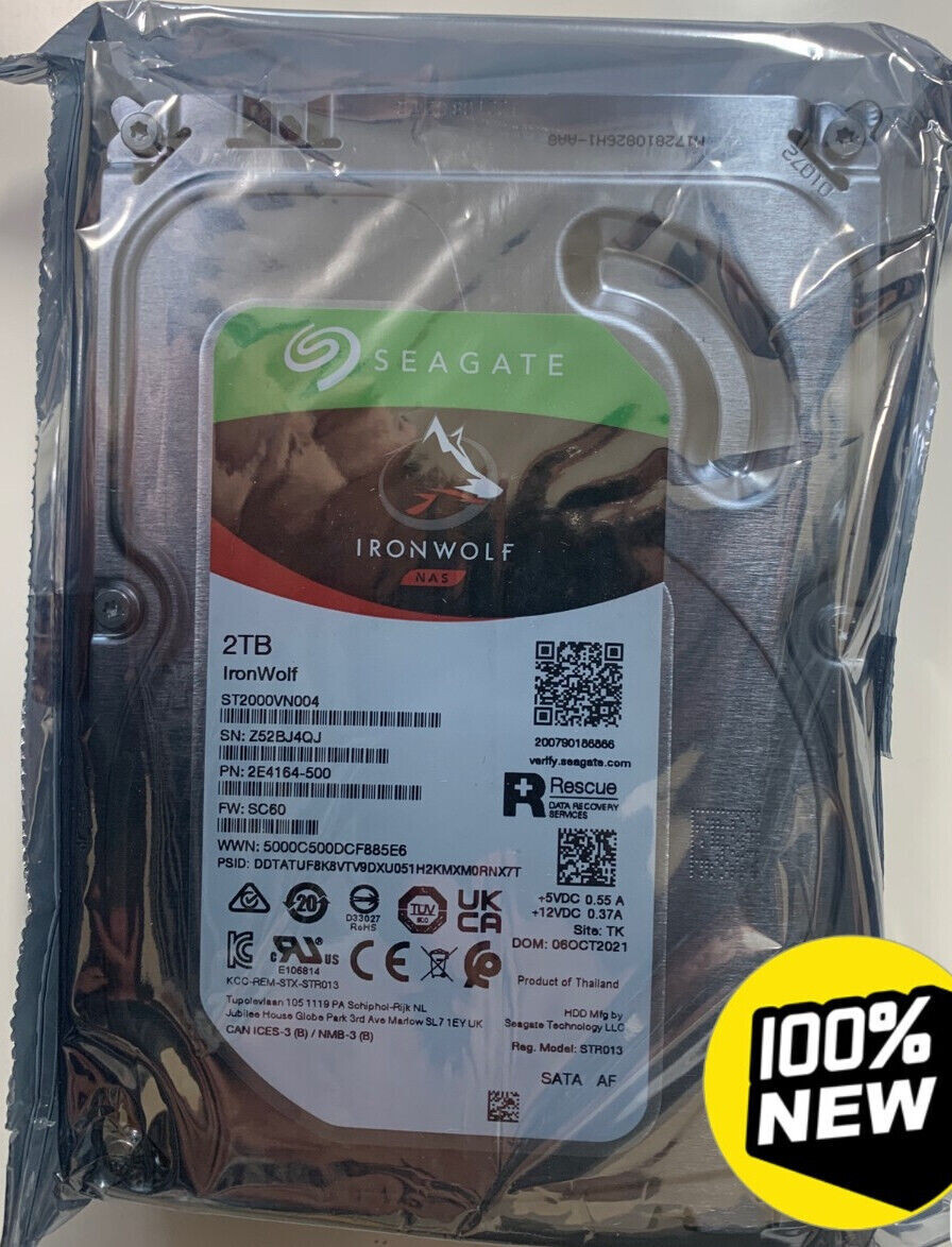 Original Seagate IronWolf 2TB 5900RPM 3.5