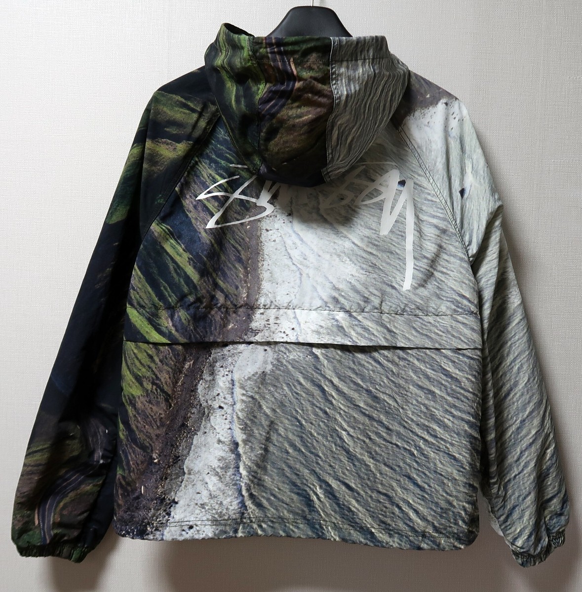 stussy coastline beach shell jacket size small | eBay