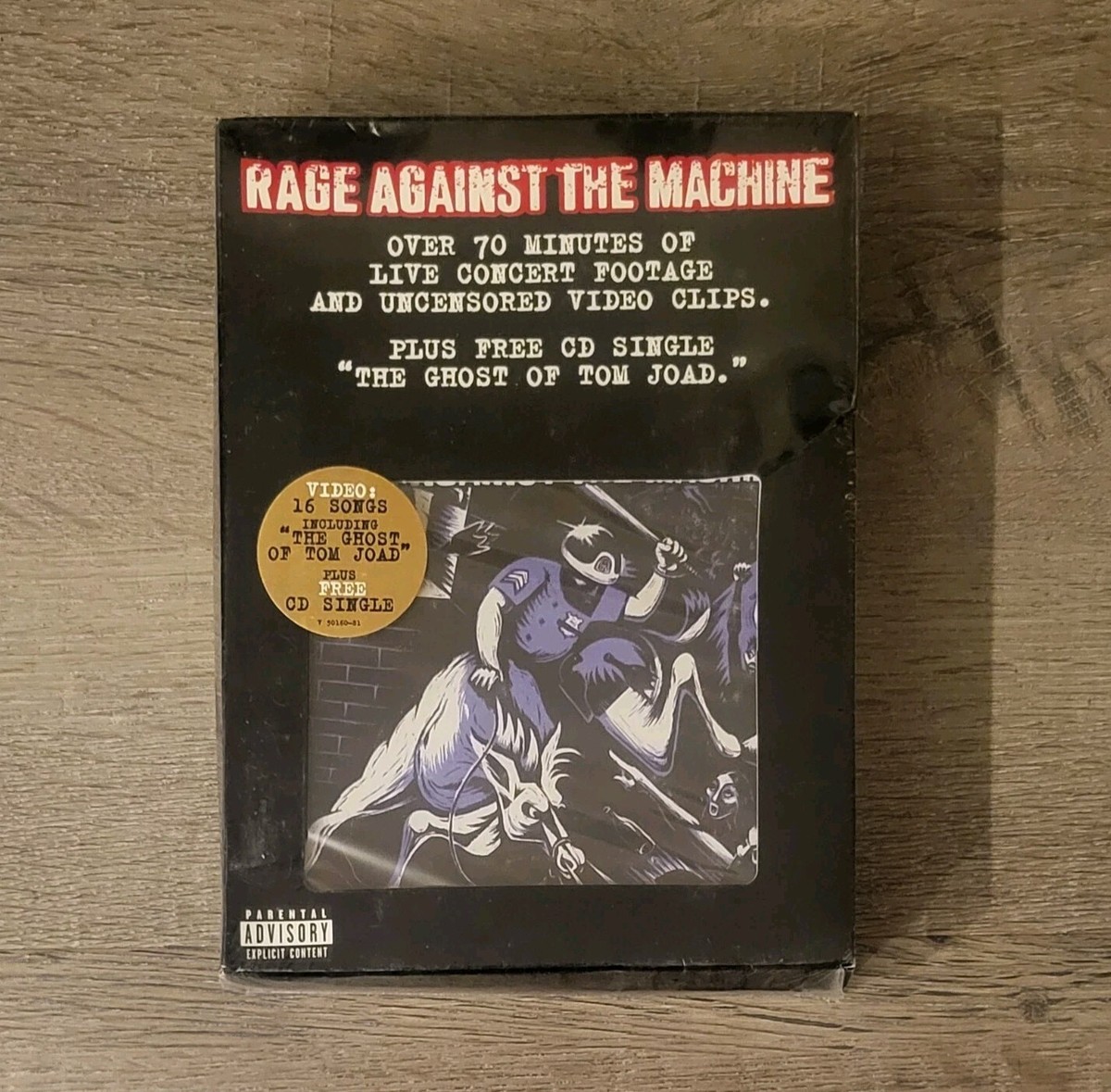 Rage Against the Machine (VHS, 1997, Includes Free CD Single) for