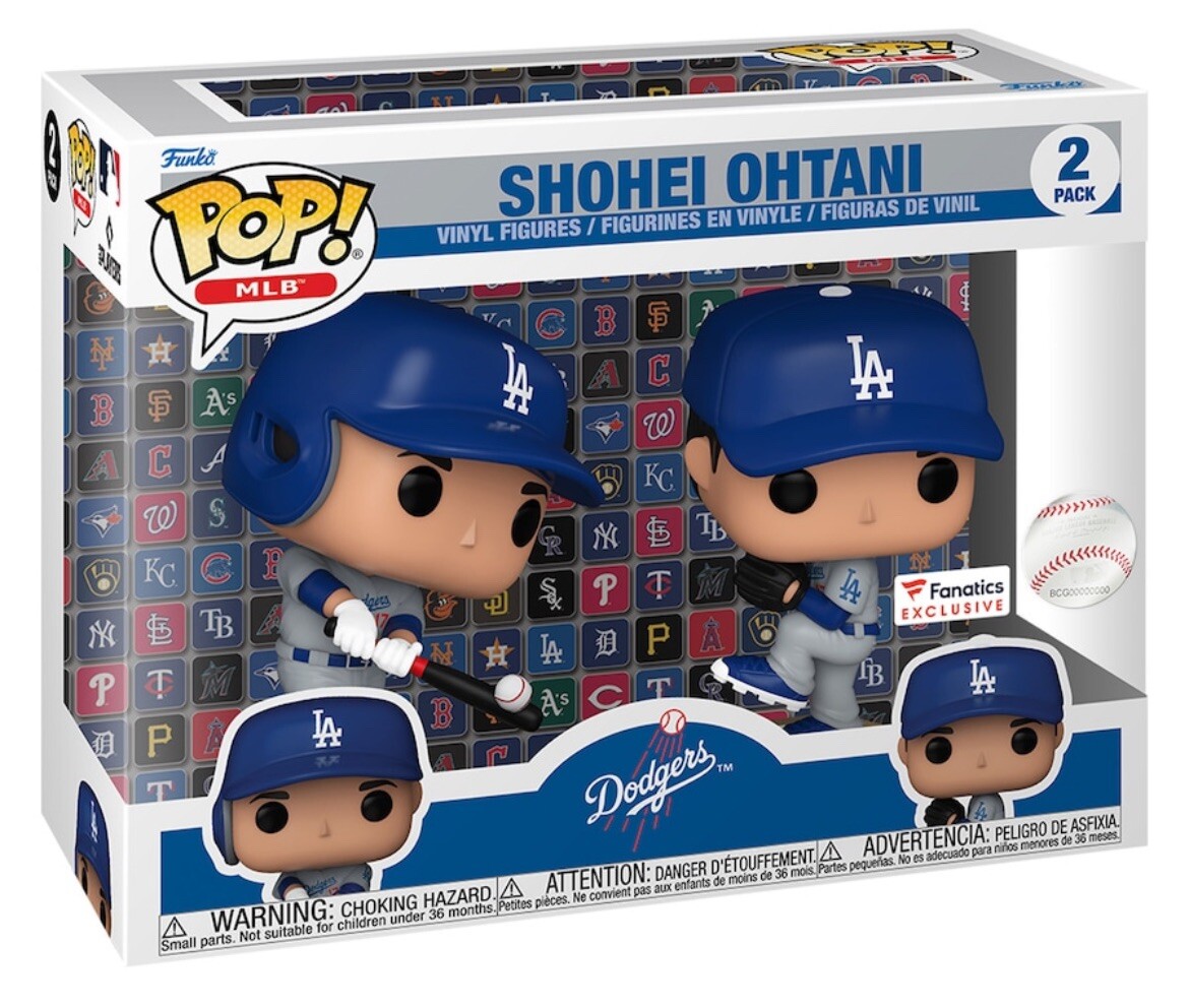 Shohei Ohtani Los Angeles Dodgers Funko Fanatics Exclusive Two